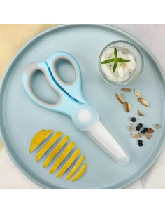 Tijeras para Comida de Bebé Genérico Cerámica Morado 67.7g 2