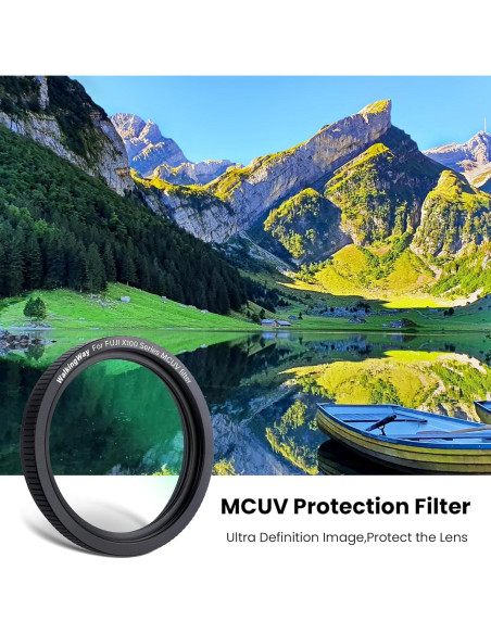 Filtro UV Walkingway para Fujifilm X100 - Protección HD Negra