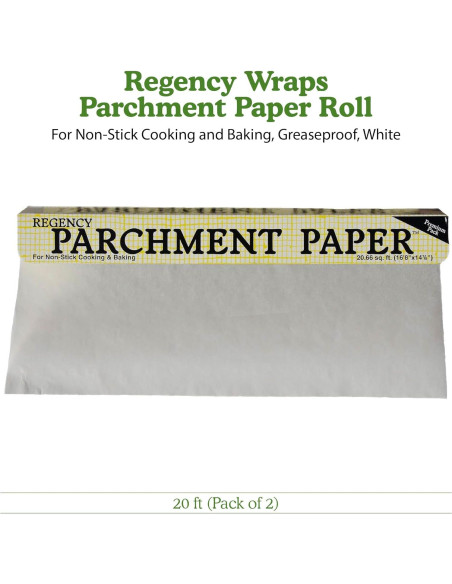 Papel Parchment Antiadherente Regency Wraps 6.1m Paquete de 2