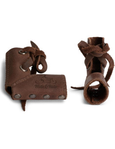 Calcetín de Palanca de Cambio Hide & Ride Cuero Marrón 2