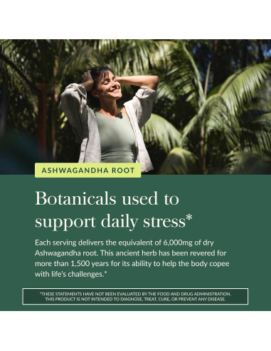 Gomas Orgánicas de Ashwagandha Gaia Herbs 81 Unidades
