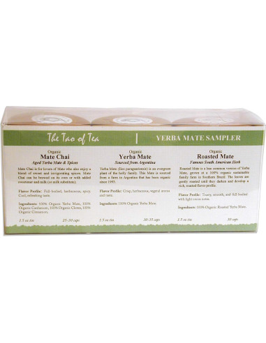 Set de Muestra de Yerba Mate El Tao del Té - 3 Latas 127 g