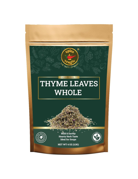 Hojas de Tomillo Secas Spice Magic - 113 g | Hierba Gourmet 100% Natural