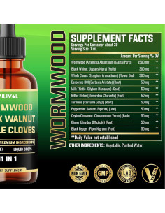 Gotas Líquidas de Ajenjo Milivol 60 ml - Suplemento Herbal 2