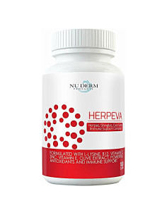 Suplemento Herpeva Relief Plus 180 Cápsulas - Tratamiento Natural Herpes Labial