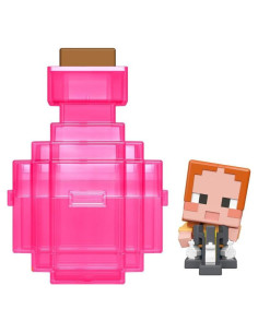 Figura Mini Alquimista Ari Minecraft + Poción Slimy Brew