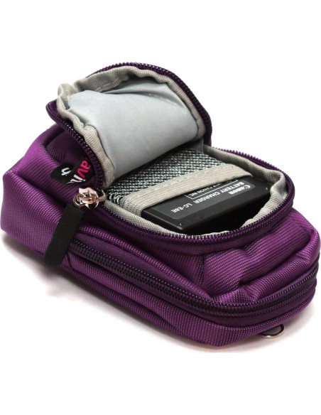 Funda de cámara digital Navitech morada para Kodak PRINTOMATIC Funda de cámara digital Navitech morada para Kodak PRINTOMATIC