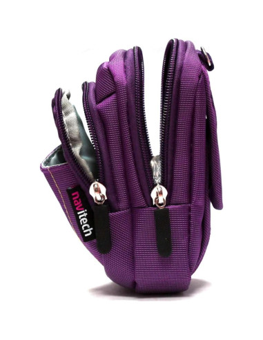 Funda de cámara digital Navitech morada para Kodak PRINTOMATIC