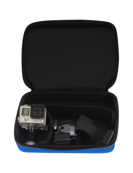 Funda Dura Resistente Navitech Azul para Cámara de Acción EKEN V9s