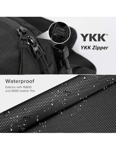 Bolsa de Mensajero para Cámara DSLR Impermeable Negra - CSB-01