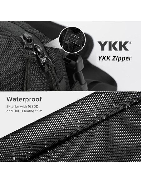 Bolsa de Mensajero para Cámara DSLR Impermeable Negra - CSB-01