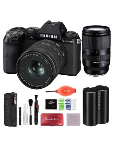 Cámara Sin Espejo Fujifilm X-S20 + Lente XF 16-50mm y Tamron 17-70mm
