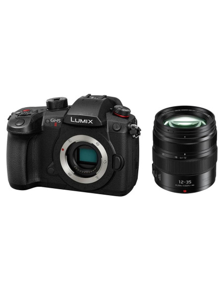 Cámara Digital Sin Espejo Panasonic LUMIX GH5II 20.3MP con Lente 12-35mm