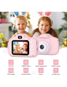 Cámara Infantil Mafiti X2 Rosa 26MP HD 1080P para Niños 2