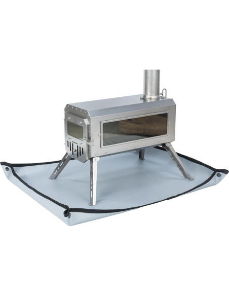 Estera Ignífuga POMOLY para Estufa de Leña 73x58 cm