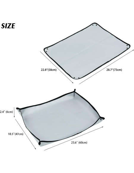 Estera Ignífuga POMOLY para Estufa de Leña 73x58 cm