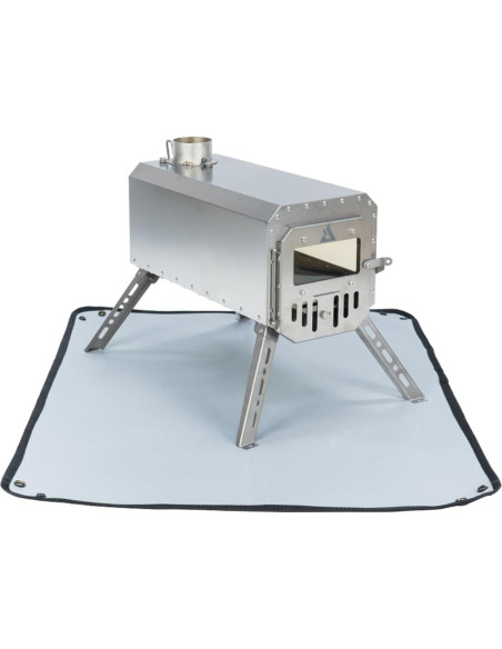 Estera Ignífuga POMOLY para Estufa de Leña 73x58 cm