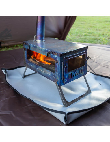 Estera Ignífuga POMOLY para Estufa de Leña 73x58 cm