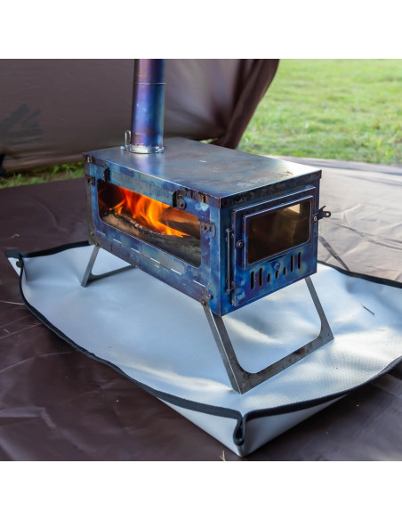 Estera Ignífuga POMOLY para Estufa de Leña 73x58 cm