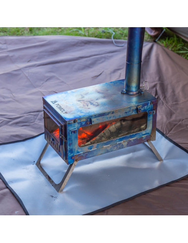 Estera Ignífuga POMOLY para Estufa de Leña 73x58 cm