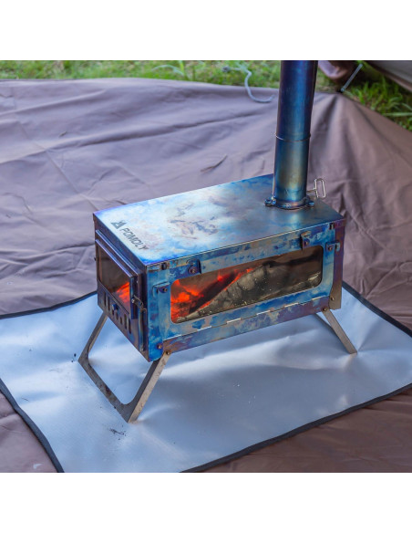 Estera Ignífuga POMOLY para Estufa de Leña 73x58 cm