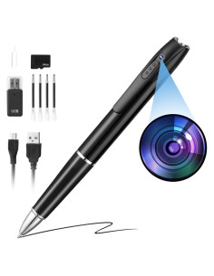 Cámara Espía Oculta 64GB 1080P HD Portátil 3D-PAS