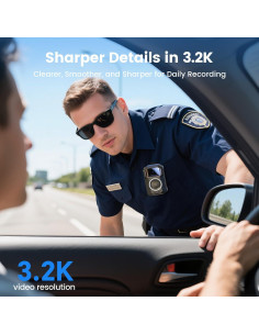 Cámara Corporal BOBLOV M11 3.2K con Visión Nocturna IR 2