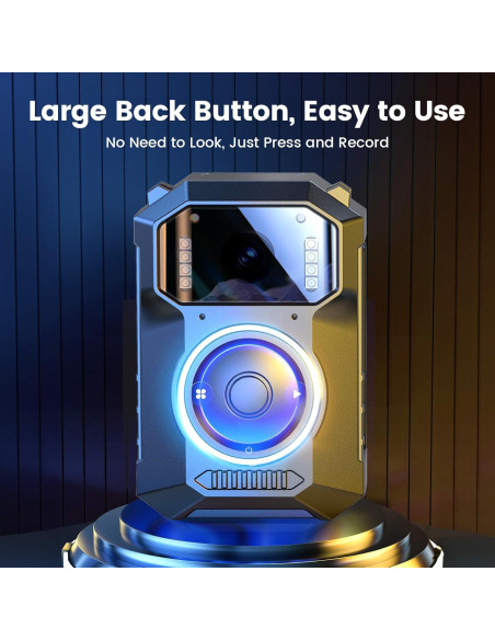 Cámara Corporal BOBLOV M11 3.2K con Visión Nocturna IR