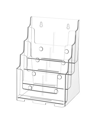 Soporte de Folletos Acrílico 4 Niveles PPH-Sisy 8.5x11"
