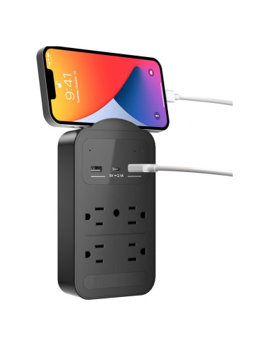 Cámara Oculta Nanny WiFi 4K XN con Visión Nocturna Negra