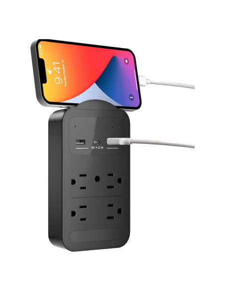 Cámara Oculta Nanny WiFi 4K XN con Visión Nocturna Negra