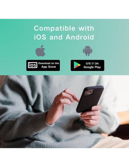 Cámara Oculta Nanny WiFi 4K XN con Visión Nocturna Negra