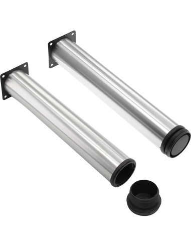 Juego de 4 patas ajustables Kyuionty de acero inoxidable 30 cm