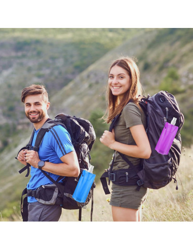 Paquete de 24 Botellas de Agua Plegables Teenyyou 480ml