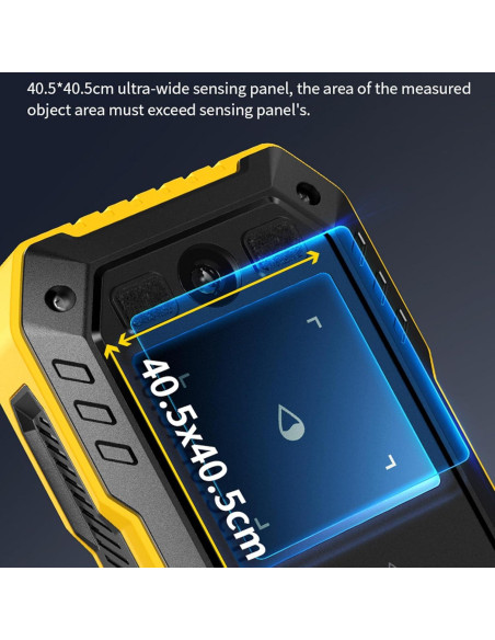 Medidor de Humedad de Madera ZIZEV Sin Pin 2.4" Pantalla Color