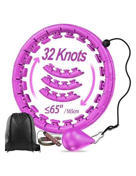 Aro de Ejercicio Inteligente APzek U1-Pur-32kn 32 Nudos 165 cm