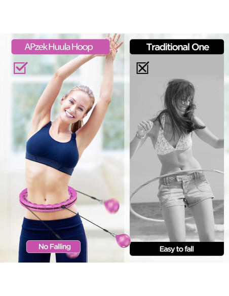 Aro de Ejercicio Inteligente APzek U1-Pur-32kn 32 Nudos 165 cm