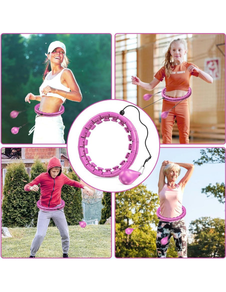 Aro de Ejercicio Inteligente APzek U1-Pur-32kn 32 Nudos 165 cm