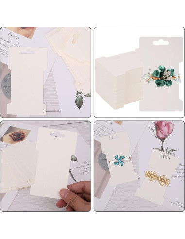 CEE Tarjetas de Exhibición y Bolsas Autocierre - 150 Piezas