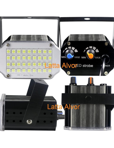 Iluminación de Escenario LED LattaAlvor 36 Luces Estroboscópicas