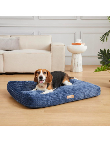 Cojín ortopédico grande Modern Threads azul 91x69 cm