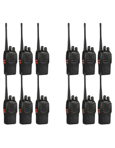 Paquete de 12 Walkie Talkies Baofeng BF-888S Recargables
