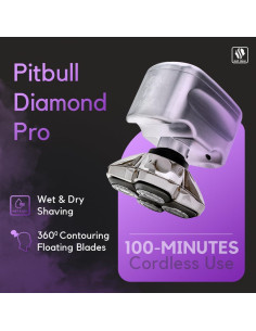 Afeitadora Eléctrica Skull Shaver Pitbull Diamond PRO Impermeable 2