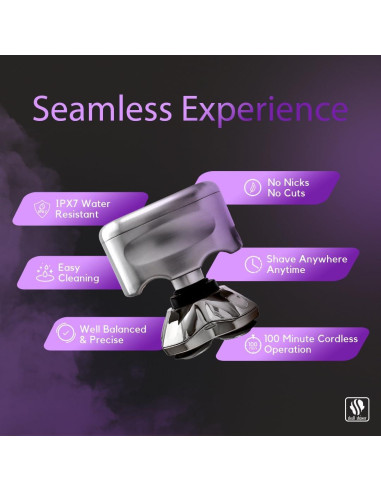 Afeitadora Eléctrica Skull Shaver Pitbull Diamond PRO Impermeable