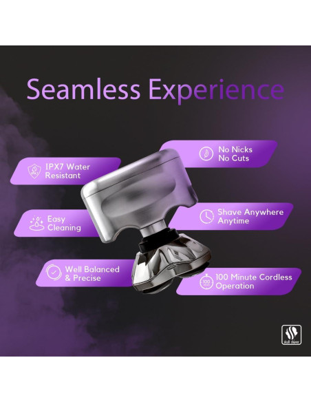 Afeitadora Eléctrica Skull Shaver Pitbull Diamond PRO Impermeable