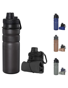 Botella Plegable Paspring 700ml Silicona a Prueba de Fugas