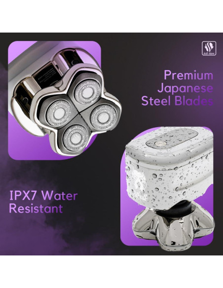 Afeitadora Eléctrica Skull Shaver Pitbull Diamond PRO Impermeable