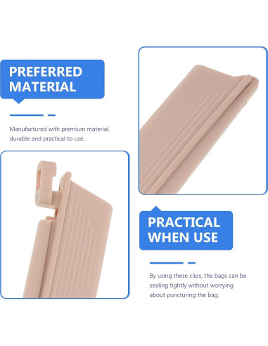 Clips para Bolsas de Ostomía EXCEART 6PCS Antifugas