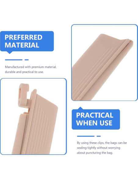 Clips para Bolsas de Ostomía EXCEART 6PCS Antifugas