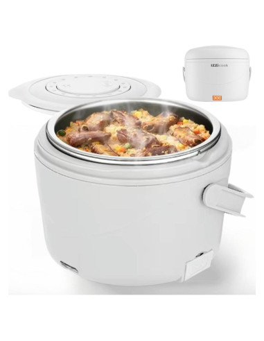 Caja de Almuerzo Eléctrica IZZicook 1.2L - Calentador Portátil 80W